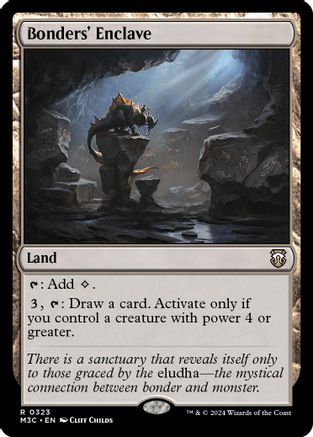 Image of Bonders' Enclave (Ripple Foil) (M3C-323) - Modern Horizons 3 Commander Foil