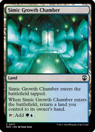 Image of Simic Growth Chamber (Ripple Foil) (M3C-377) - Modern Horizons 3 Commander Foil