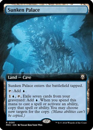 Image of Sunken Palace (Extended Art) (Ripple Foil) (M3C-081) - Modern Horizons 3 Commander Foil