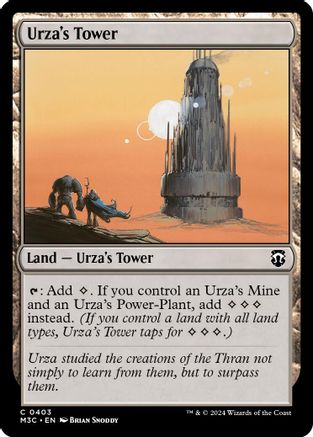 Image of Urza's Tower (Ripple Foil) (M3C-403) - Modern Horizons 3 Commander Foil