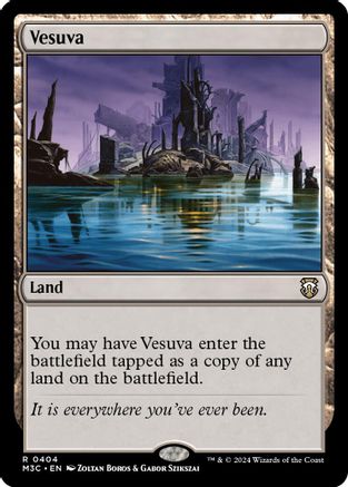 Image of Vesuva (Ripple Foil) (M3C-404) - Modern Horizons 3 Commander Foil