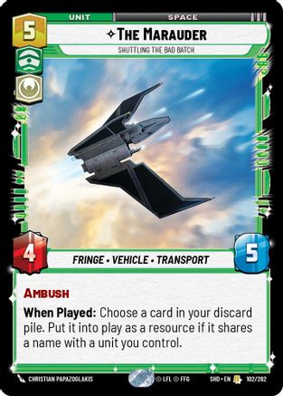 Image of The Marauder - Shuttling the Bad Batch (102/262) - Shadows of the Galaxy