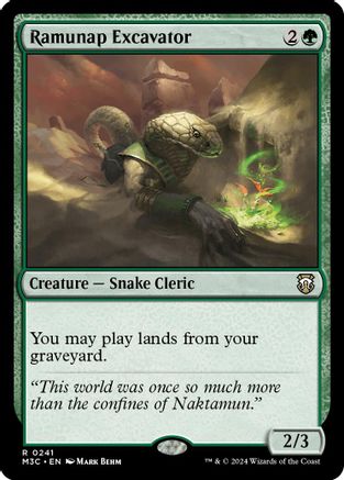 Image of Ramunap Excavator (Ripple Foil) (M3C-241) - Modern Horizons 3 Commander Foil