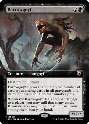 Image of Barrowgoyf (Extended Art) (Ripple Foil) (M3C-050) - Modern Horizons 3 Commander Foil