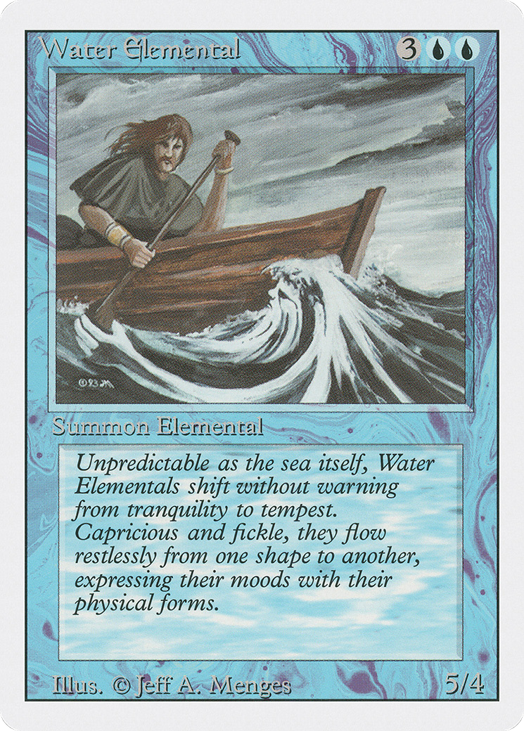 Image of Water Elemental (3ED-) - Revised Edition