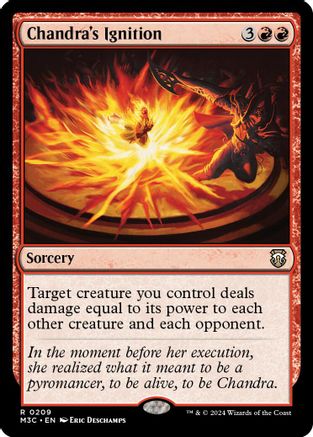 Image of Chandra's Ignition (Ripple Foil) (M3C-209) - Modern Horizons 3 Commander Foil