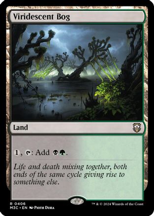 Image of Viridescent Bog (Ripple Foil) (M3C-406) - Modern Horizons 3 Commander Foil