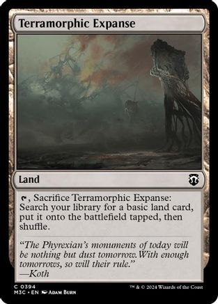 Image of Terramorphic Expanse (Ripple Foil) (M3C-394) - Modern Horizons 3 Commander Foil