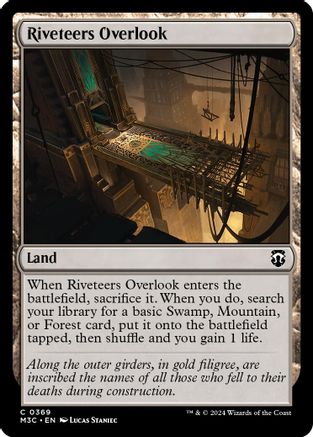 Image of Riveteers Overlook (Ripple Foil) (M3C-369) - Modern Horizons 3 Commander Foil
