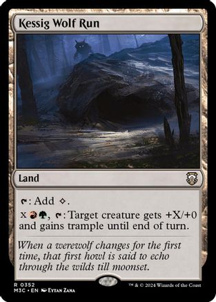 Image of Kessig Wolf Run (Ripple Foil) (M3C-352) - Commander: Modern Horizons 3 Foil