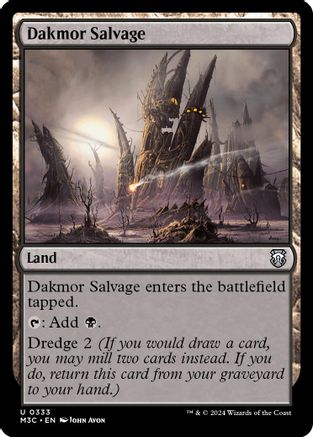 Image of Dakmor Salvage (Ripple Foil) (M3C-333) - Modern Horizons 3 Commander Foil