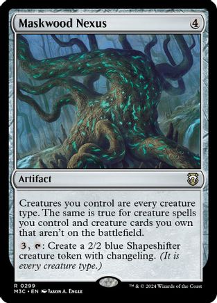 Image of Maskwood Nexus (Ripple Foil) (M3C-299) - Modern Horizons 3 Commander Foil