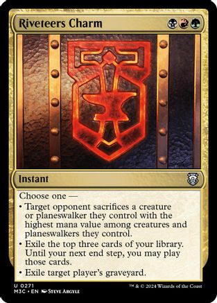 Image of Riveteers Charm (Ripple Foil) (M3C-271) - Commander: Modern Horizons 3 Foil