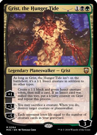 Image of Grist, the Hunger Tide (Ripple Foil) (M3C-264) - Modern Horizons 3 Commander Foil