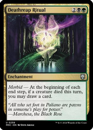 Image of Deathreap Ritual (Ripple Foil) (M3C-259) - Modern Horizons 3 Commander Foil
