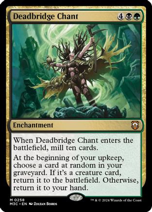 Image of Deadbridge Chant (Ripple Foil) (M3C-258) - Modern Horizons 3 Commander Foil
