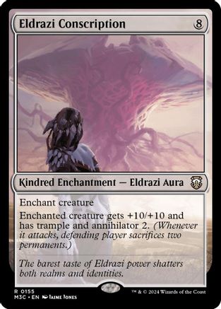 Image of Eldrazi Conscription (Ripple Foil) (M3C-155) - Modern Horizons 3 Commander Foil
