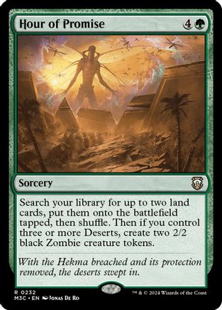 Image of Hour of Promise (Ripple Foil) (M3C-232) - Modern Horizons 3 Commander Foil