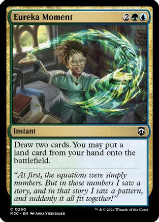 Image of Eureka Moment (Ripple Foil) (M3C-260) - Modern Horizons 3 Commander Foil