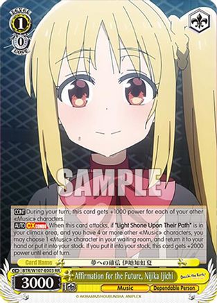 Image of Affirmation for the Future, Nijika Ijichi (BTR/W107-E003 RR) - BOCCHI THE ROCK!