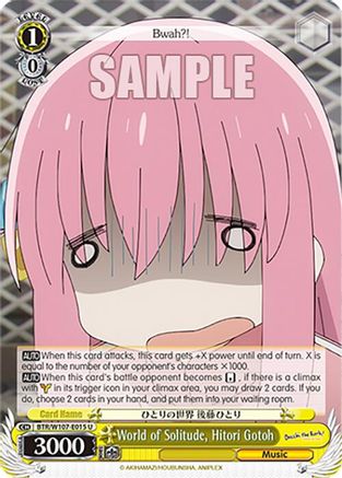 Image of World of Solitude, Hitori Gotoh (BTR/W107-E015 U) - BOCCHI THE ROCK!