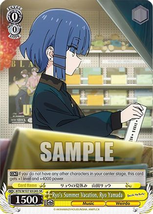 Image of Ryo's Summer Vacation, Ryo Yamada (SR) (BTR/W107-E024S SR) - BOCCHI THE ROCK!