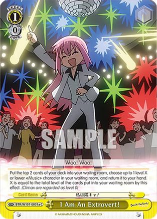 Image of I Am An Extrovert! (A) (BTR/W107-E031a C) - BOCCHI THE ROCK!