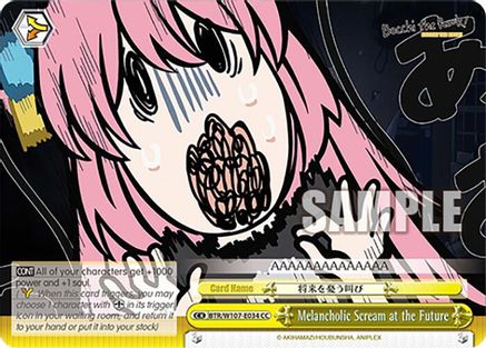 Image of Melancholic Scream at the Future (BTR/W107-E034 CC) - BOCCHI THE ROCK!