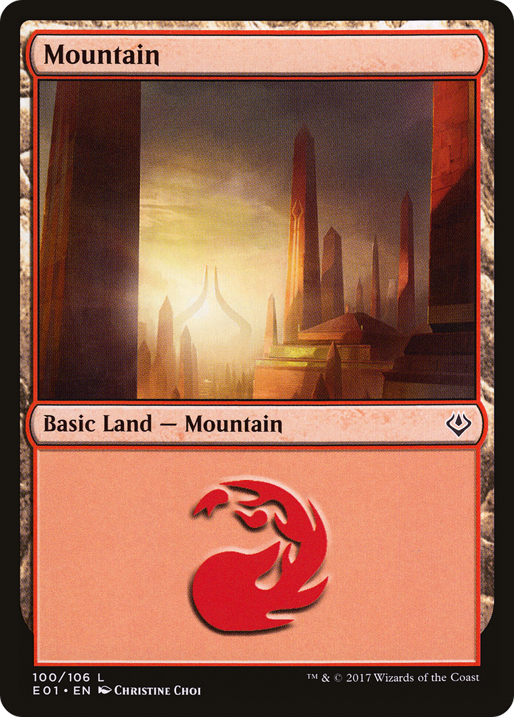 Image of Mountain (100) (AC2-100) - Archenemy: Nicol Bolas