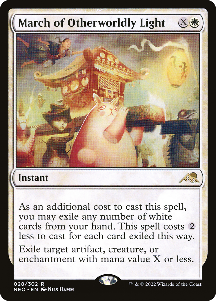 Image of March of Otherworldly Light (NEO-028) - Kamigawa: Neon Dynasty