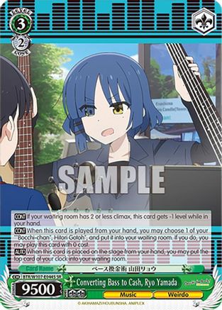 Image of Converting Bass to Cash, Ryo Yamada (SR) (BTR/W107-E044S SR) - BOCCHI THE ROCK!