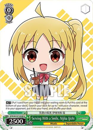 Image of Serving With a Smile, Nijika Ijichi (BTR/W107-E048 U) - BOCCHI THE ROCK!