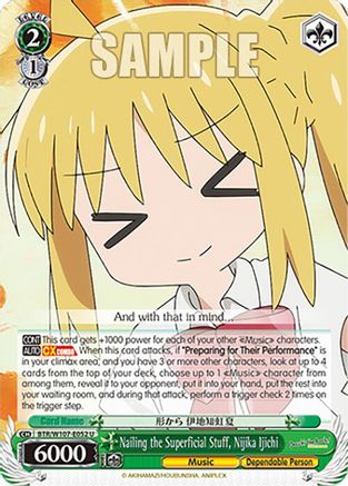 Image of Nailing the Superficial Stuff, Nijika Ijichi (BTR/W107-E052 U) - BOCCHI THE ROCK!