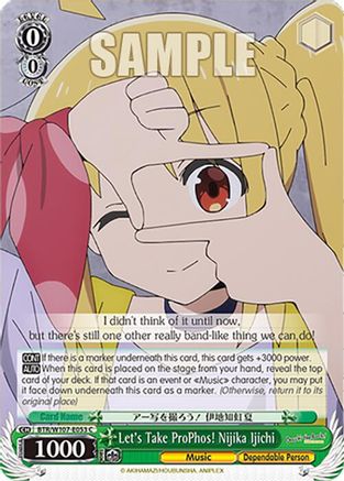 Image of Let's Take ProPhos! Nijika Ijichi (BTR/W107-E053 C) - BOCCHI THE ROCK!
