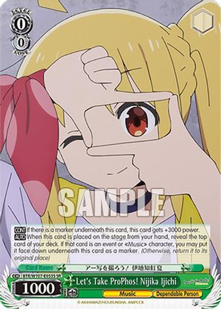 Image of Let's Take ProPhos! Nijika Ijichi (SR) (BTR/W107-E053S SR) - BOCCHI THE ROCK!