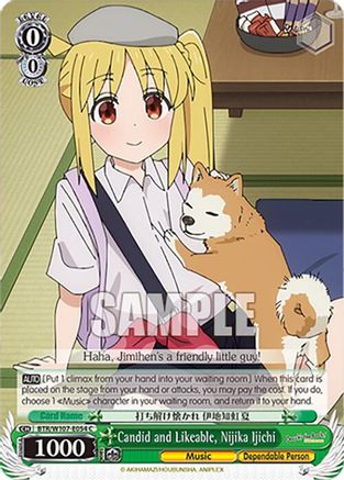 Image of Candid and Likeable, Nijika Ijichi (BTR/W107-E054 C) - BOCCHI THE ROCK!