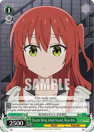 Image of Despite Being Jerked Around, Ikuyo Kita (BTR/W107-E056 C) - BOCCHI THE ROCK!