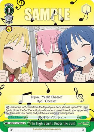 Image of In High Spirits Under the Sun! (BTR/W107-E062 U) - BOCCHI THE ROCK!