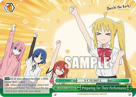 Image of Preparing for Their Performance (RRR) (BTR/W107-E066R RRR) - BOCCHI THE ROCK!
