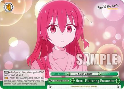 Image of Heart-Fluttering Encounter (RRR) (BTR/W107-E067R RRR) - BOCCHI THE ROCK!