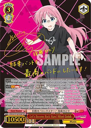 Image of Let's Become Rock Stars! Hitori Gotoh (SSP) (BTR/W107-E070SSP SSP) - BOCCHI THE ROCK!