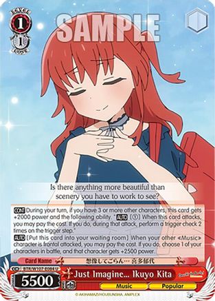 Image of Just Imagine Ikuyo Kita (BTR/W107-E084 U) - BOCCHI THE ROCK!