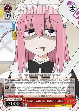 Image of Maid Costume, Hitori Gotoh (BTR/W107-E087 U) - BOCCHI THE ROCK!