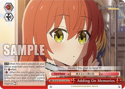 Image of Adding On Memories (BTR/W107-E100 CC) - BOCCHI THE ROCK!