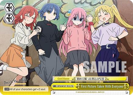 Image of First Picture Taken With Everyone (BTR/W107-TE12 TD) - BOCCHI THE ROCK!