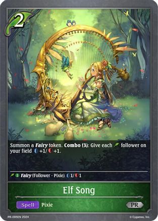 Image of Elf Song (PR-095EN) - Shadowverse Evolve Promo Cards