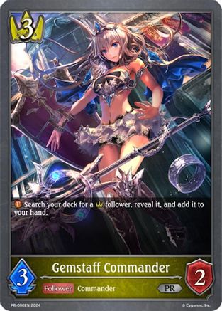 Image of Gemstaff Commander (PR-096EN) - Shadowverse Evolve Promo Cards