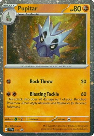Image of Pupitar 120  - Holofoil SV Scarlet & Violet Promo Cards - Promo