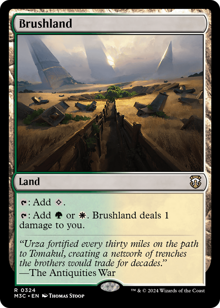 Image of Brushland (M3C-324) - Modern Horizons 3 Commander