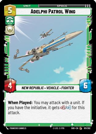 Image of Adelphi Patrol Wing (101/262) - Shadows of the Galaxy